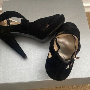 Michael Kors Black Suede Heels
